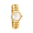 C. 1990 Vintage Tiffany Jewelry &quot;Tesoro&quot; 32mm 18kt Yellow Gold Watch