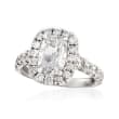 Henri Daussi 2.61 ct. t.w. Certified Diamond Ring in Platinum