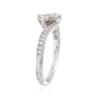C. 2000 Vintage .61 ct. t.w. Diamond Two-Stone Ring in 14kt White Gold