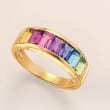 2.20 ct. t.w. Multi-Gemstone Ring in 14kt Yellow Gold