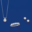 1.00 Carat Diamond Solitaire Necklace in Platinum