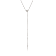 Gabriel Designs .14 ct. t.w. Diamond Y Necklace in 14kt White Gold