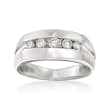 Men's .50 ct. t.w. Diamond Wedding Ring in 14kt White Gold