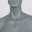 2.90 ct. t.w. Sky and London Blue Topaz Pendant Necklace in Sterling Silver 18-inch