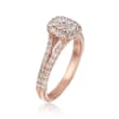 Henri Daussi 1.23 ct. t.w. Diamond Engagement Ring in 14kt Rose Gold
