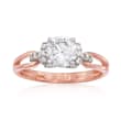 Simon G. .18 ct. t.w. Diamond Engagement Ring Setting in 18kt Two-Tone Gold