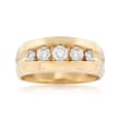 Men's 1.00 ct. t.w. Diamond Wedding Ring in 14kt Yellow Gold