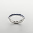 1.30 ct. t.w. Sapphire Eternity Band in Sterling Silver