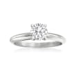 .62 Carat Certified Princess-Cut Diamond Ring in 14kt White Gold