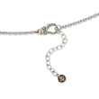 Andrea Candela Diamond Accent Floral Pendant with Chain in 18kt Yellow Gold and Sterling Silver