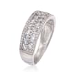 1.31 ct. t.w. Diamond Wedding Ring in 18kt White Gold