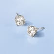3.00 ct. t.w. Diamond Stud Earrings in 14kt White Gold 