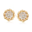 .33 ct. t.w. Diamond Jewelry Set: Earrings and Earring Jackets in 14kt Yellow Gold 