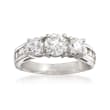 2.00 ct. t.w. Diamond Engagement Ring in 14kt White Gold