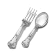 Gorham &quot;Chantilly&quot; Sterling Silver Baby 2-pc. Feeding Set