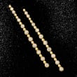 1.25 ct. t.w. Diamond Linear Drop Earrings in 14kt Yellow Gold