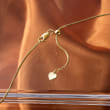 Italian 1mm 18kt Gold Over Sterling Adjustable Snake-Chain Necklace