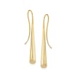 Italian 14kt Yellow Gold Cone Drop Earrings