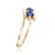 .40 ct. t.w. Sapphire Two-Stone Ring in 14kt Yellow Gold