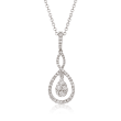 Gregg Ruth .49 ct. t.w. Diamond Necklace in 18kt White Gold