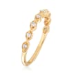 Henry Daussi .17 ct. t.w. Diamond Wedding Ring in 18kt Yellow Gold