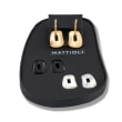 Mattioli &quot;Puzzle&quot; 18kt Yellow Gold Earrings with Three Interchangeable Drops: 18kt Gold and Multi-Stone