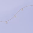 14kt Yellow Gold Star Trio Dangle Anklet