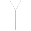.37 ct. t.w. Diamond Lariat Necklace in 14kt White Gold