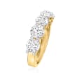 3.00 ct. t.w. Diamond Five-Stone Ring in 14kt Yellow Gold
