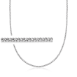 Italian 2.5mm Sterling Silver Popcorn-Chain Necklace