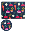 Root Veggies Set of 4 Placemats and Coasters