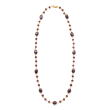 38.00 ct. t.w. Garnet Bead Necklace in 14kt Gold Over Sterling