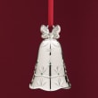 Waterford 2017 Annual &quot;Lismore&quot; Silver Plate Bell Ornament - 7th Edition