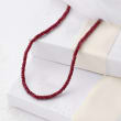 50.00 ct. t.w. Ruby Bead Necklace in 14kt Yellow Gold