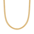 Italian 14kt Yellow Gold Six-Strand Bead Chain Necklace