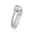 Simon G. .52 ct. t.w. Diamond Engagement Ring Setting in 18kt White Gold