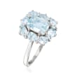 2.70 ct. t.w. Aquamarine Ring in Sterling Silver