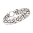Sterling Silver Wheat Link Bracelet