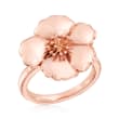 14kt Rose Gold Flower Ring