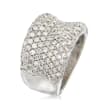 C. 1980 Vintage 3.00 ct. t.w. Diamond Ring in 18kt White Gold