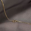 1.00 Carat Diamond Pendant Necklace in 18kt Yellow Gold