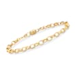 Italian 18kt Yellow Gold Magnetic Clasp Converter