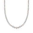 10.00 ct. t.w. Diamond Halo Necklace in 14kt White Gold
