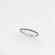 .33 ct. t.w. Black Diamond Eternity Band in 14kt White Gold