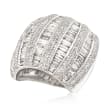 5.00 ct. t.w. Diamond Dome Ring in 14kt White Gold