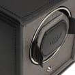 &quot;The Cub&quot; Black Faux Leather Single Watch Winder by Wolf Designs