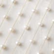 6-6.5mm Cultured Pearl Station Necklace in 14kt Yellow Gold