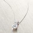 1.00 Carat Diamond Solitaire Necklace in Platinum