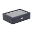Wolf &quot;Howard&quot; Navy Leather Watch Box