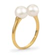 6.5-7mm Cultured Pearl Open-Space Ring in 14kt Yellow Gold